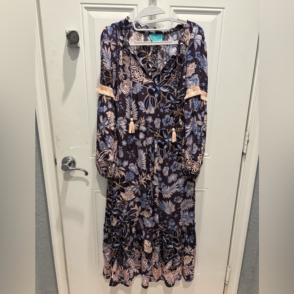 taj by sabrina crippa silk dress